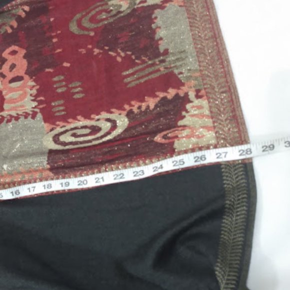 Pashmina: Sparkling metalic Shawl/wrap/scarf - Picture 5 of 5